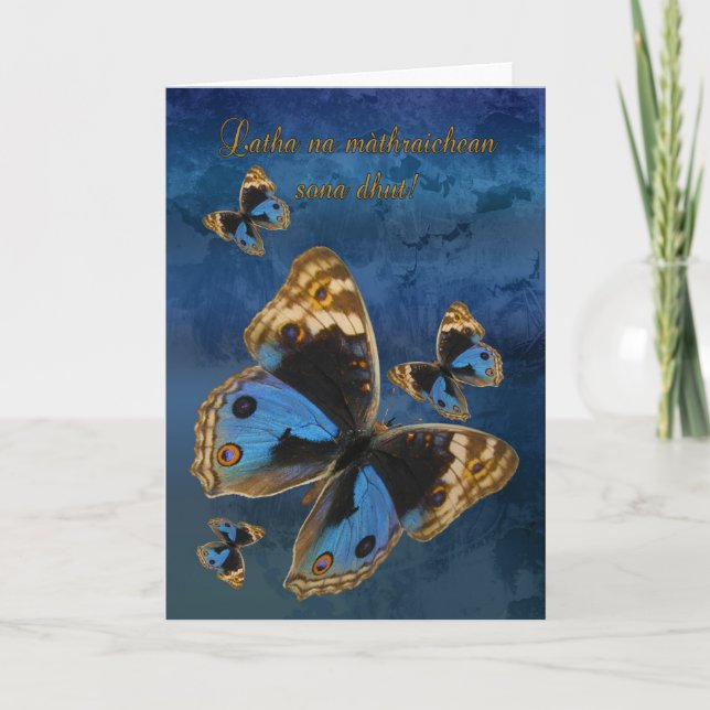 Gälische Muttertagskarte - Latha na mathr Karte (Vorderseite)