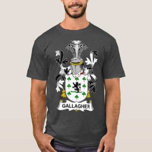 Gallagher Coat of Arms Familienwappen T-Shirt