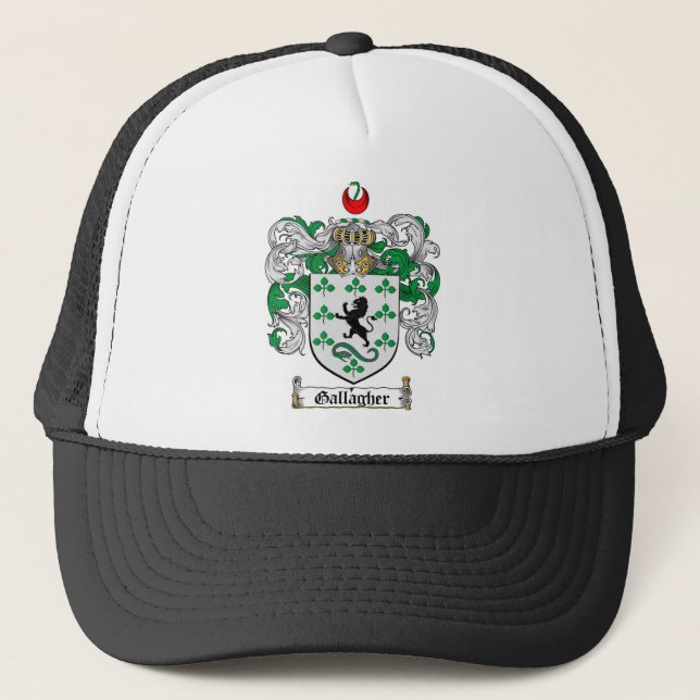 GALLAGHER FAMILIENWAPPEN - GALLAGHER WAPPEN TRUCKERKAPPE (Vorderseite)