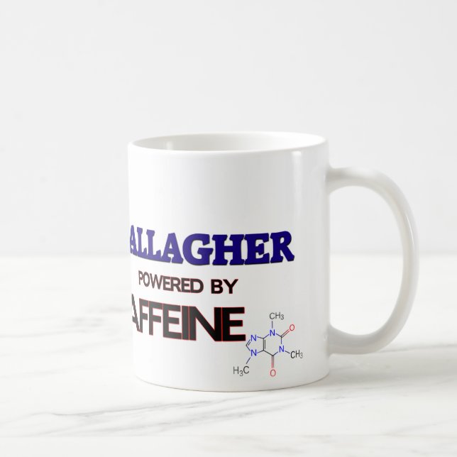 Gallagher trieb durch Koffein an Kaffeetasse (Rechts)