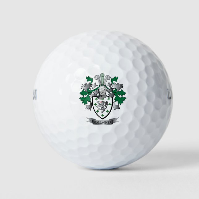 Gallagher-Wappen Golfball (Vorderseite)
