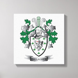 Gallagher-Wappen Leinwanddruck