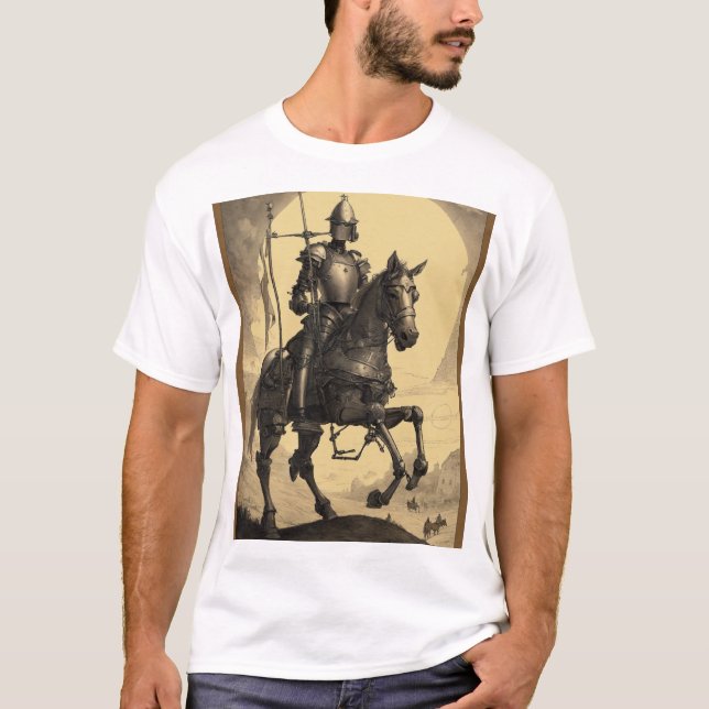 Gallant Knight: Zeitloses Mittelalter T-Shirt (Vorderseite)