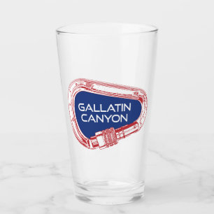 Gallatin Canyon Montana Wandern neben dem Wasser Glas