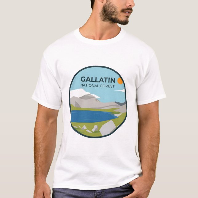 Gallatin National Forest T-Shirt (Vorderseite)