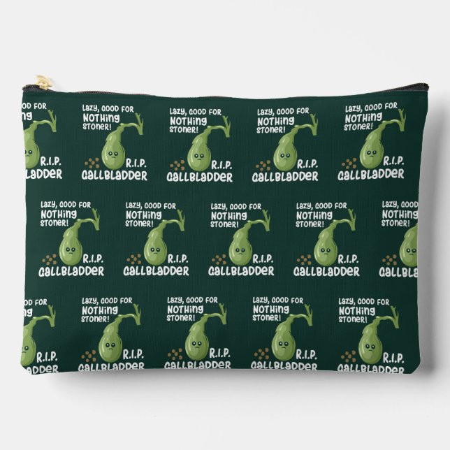 Gallblase aus Lazy gut für nichts Stoner Gag Zubehörtasche (Vorderseite)