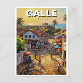 Galle Old Town Sri Lanka Postkarte