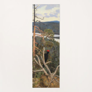Gallen-Kallela - Großer Schwarzer Specker 1894 Yogamatte