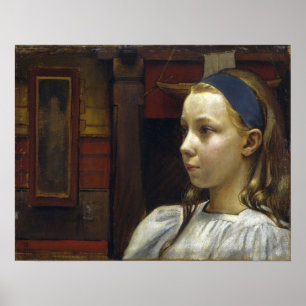 Gallen-Kallela - Kopf eines Mädchens Little Anna Poster