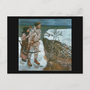 Gallen-Kallelas Postkarte "Rache"
