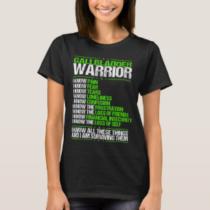 Gallenblase Bewusstsein ich kenne Schmerz Green Ri T-Shirt