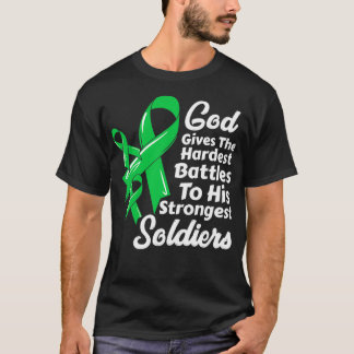 Gallenblase Krebs Bewusstsein Ribbon Chemo Faith S T-Shirt