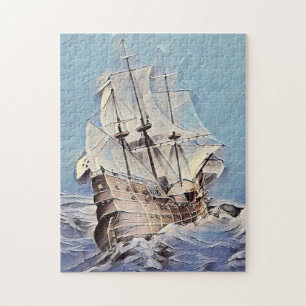 Galleon segelt das Meer