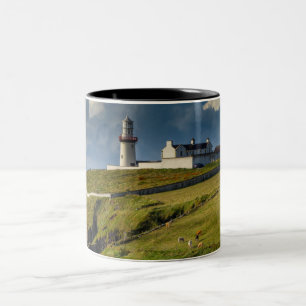 Galley Head Lighthouse, Grafschaft Cork Irland Zweifarbige Tasse