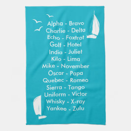 Galley Phonetic Alphabet Radio Language Boothandtu Handtuch