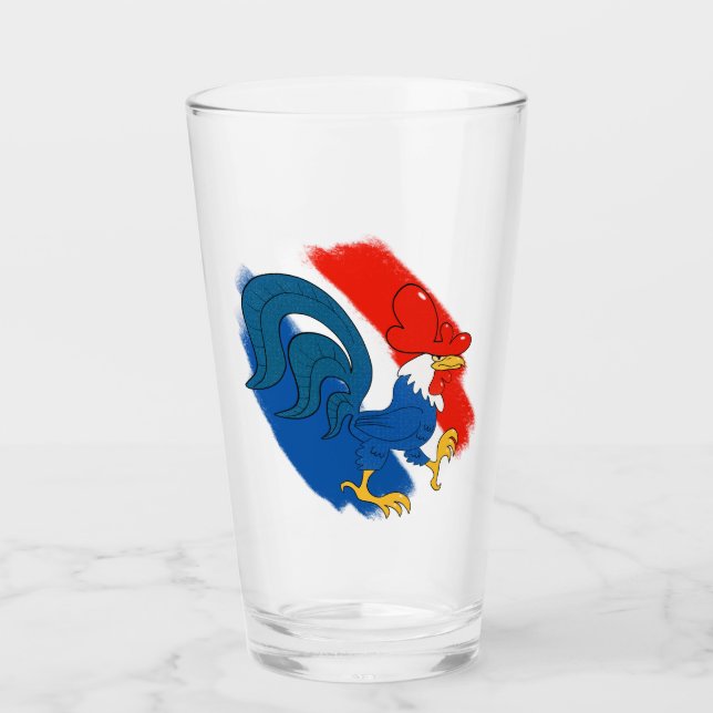Gallic Rooster Glas (Vorderseite)