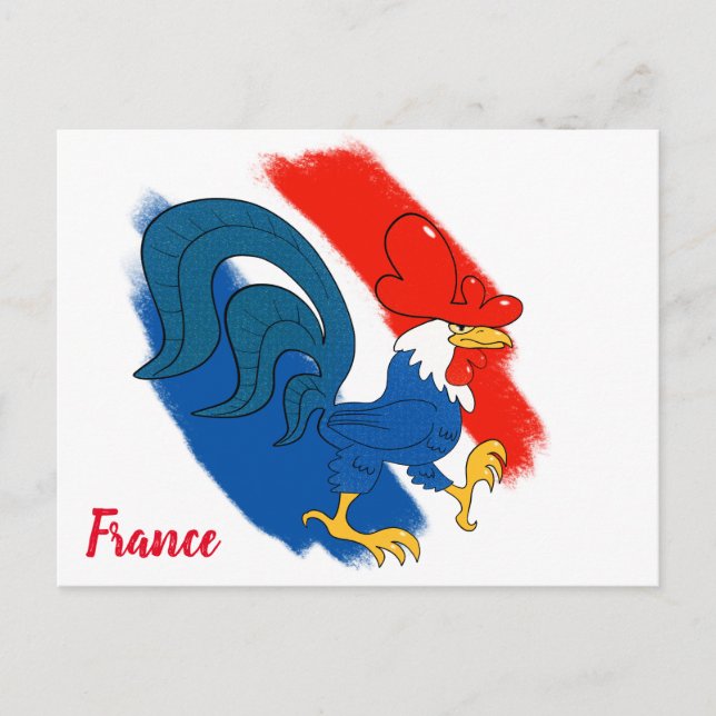 Gallic Rooster Postcard Postkarte (Vorderseite)