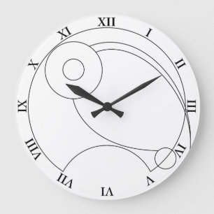 Gallifreyan Clock Große Wanduhr