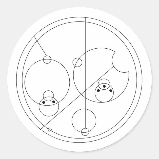 Gallifreyan I Liebe You Stickers (Vorderseite)