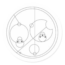 Gallifreyan I Love You Stickers