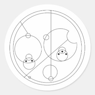 Gallifreyan I Love You Stickers