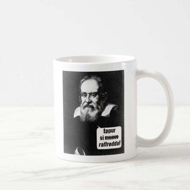 Gallileos Klima-Ketzerei Kaffeetasse (Rechts)