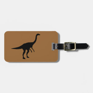 Gallimimus Dino Dinosaur Silhouette Gepäckanhänger