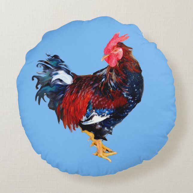 Gallinacke Rundes Kissen (Rückseite)