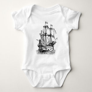 Gallion - Schwarz Baby Strampler