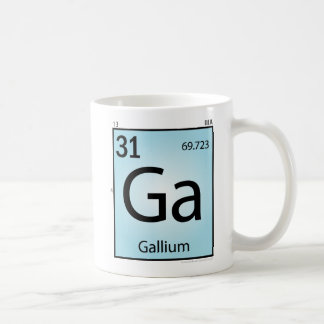 Gallium- (Ga)Element-Tasse Kaffeetasse