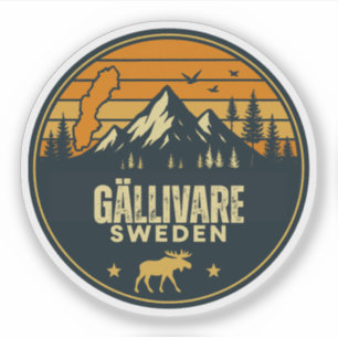 Gällivare, Schweden Schweden Aufkleber