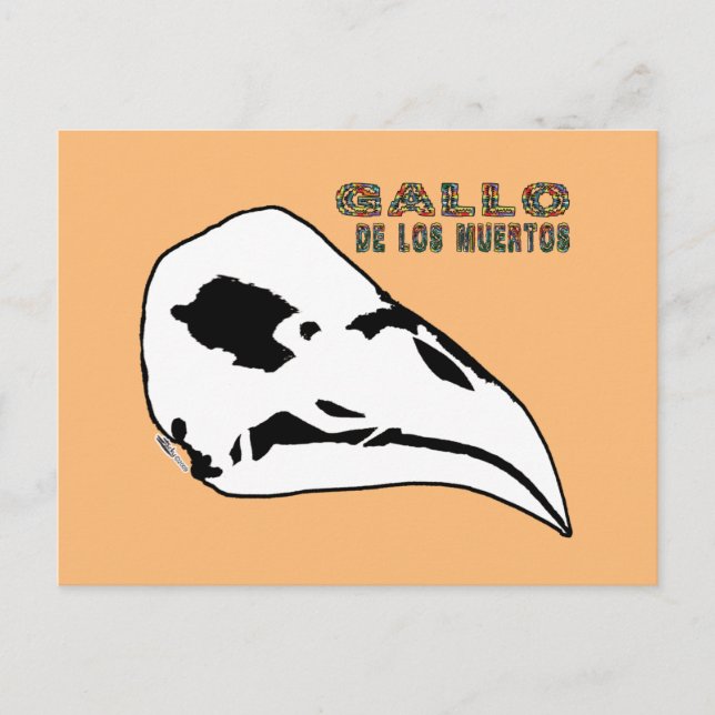 Gallo De Los Muertos Postkarte (Vorderseite)