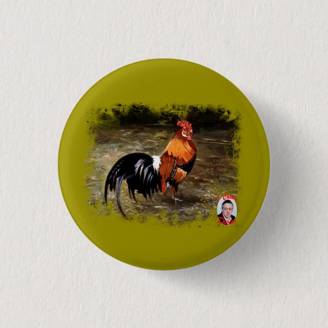Gallo/Galo/Rooster Button (Vorderseite)