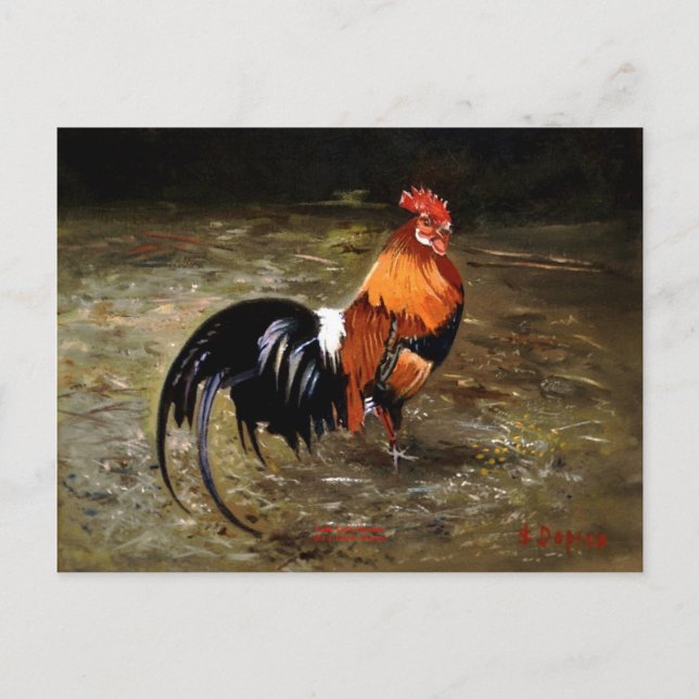 Gallo/Galo/Rooster Postkarte (Vorderseite)