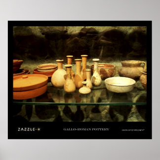 Gallo-roman-Töpferei Poster
