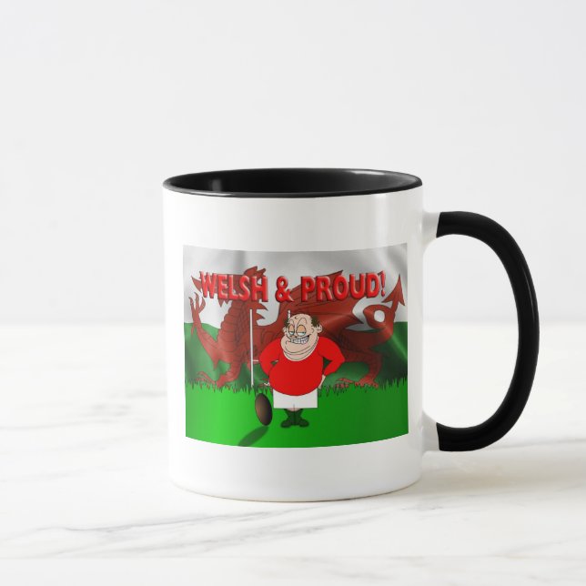 Gallois et tasse fière de rugby (Droite)