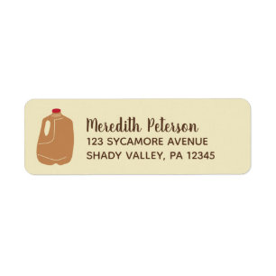 Gallon Apfelsaft Rücksendeadresse