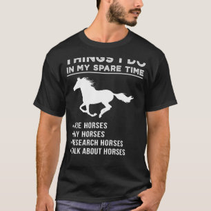 Gallop in Pferdeschwanz-Spaß: Die Pferde erobern J T-Shirt