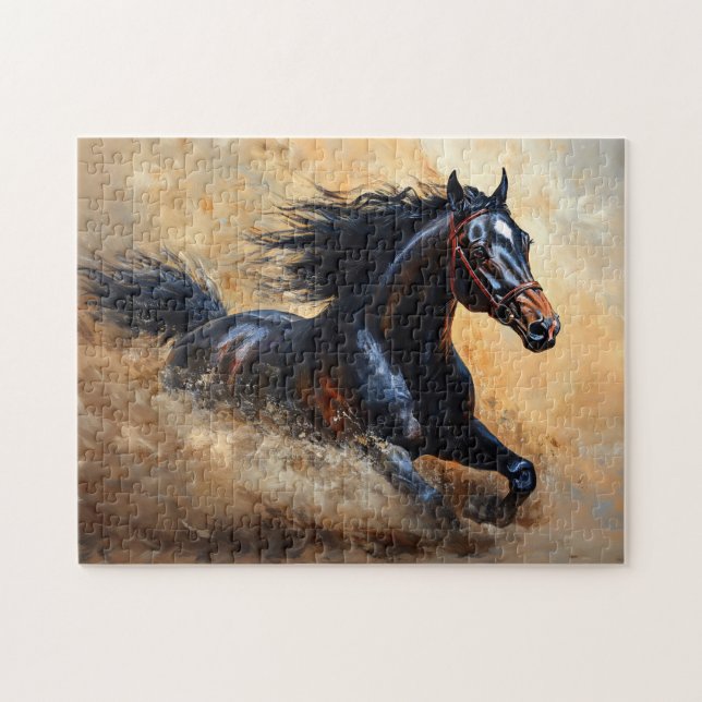 Galloping Arabian Horse (Horizontal)