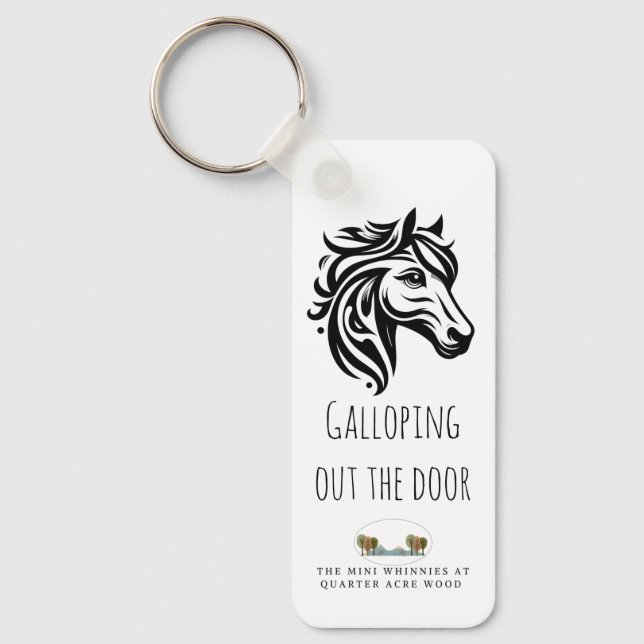 Galloping aus dem Schlüsselanhänger der Türgerade (Vorderseite)