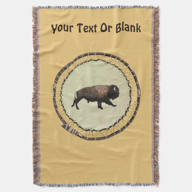 Galloping Bison Decke (Vorderseite Vertikal)