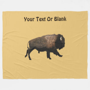 Galloping Bison Fleecedecke