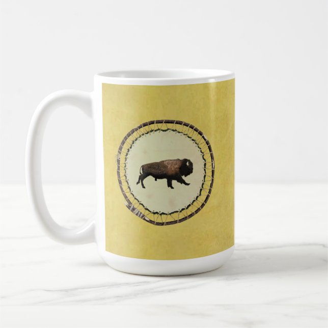 Galloping Bison Kaffeetasse (Links)