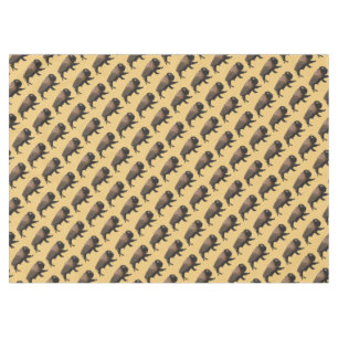 Galloping Bison Tischdecke