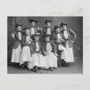 Galloping Gaily Chorus, Anfang der 1900er Postkarte