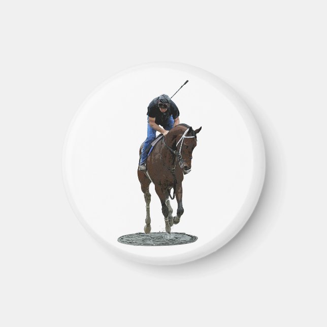Galloping gepflegten Pferd Solid Magnet (Vorne)