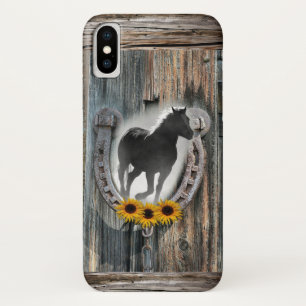 Galloping Horse Cowboy Boots Horseshoe Sonnenblume Case-Mate iPhone Hülle