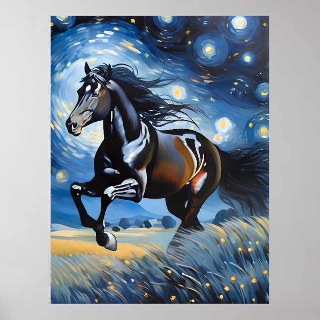 Galloping Horse Poster (Vorne)