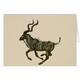 Galloping kudu