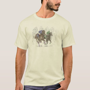 Galloping Race Pferde T-Shirt